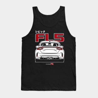 Civic Type R FL5 White Print Tank Top